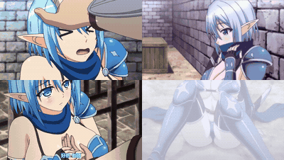 転生剣奴の子作り闘技場ハーレムコロッセオ「甲冑巨乳エルフデュランタ孕み孕まれ白濁.gif