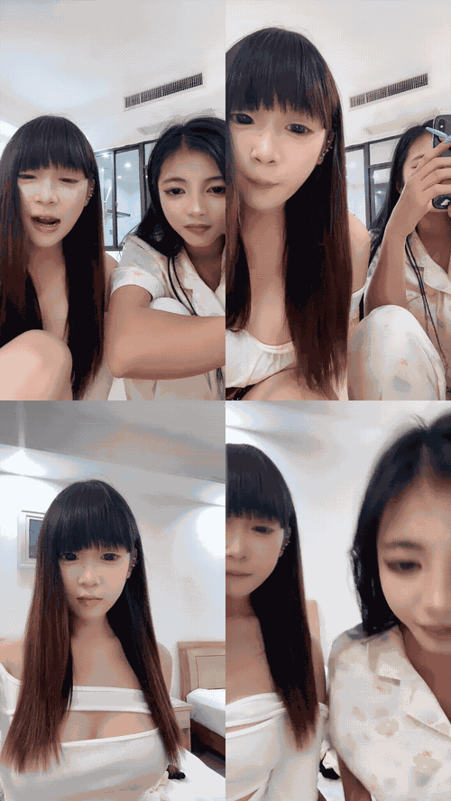 【一只鱼】绝美双女神下海 雪白大奶 凹凸有致 极品翘臀 身材超级好 掰穴很是粉嫩 道具.gif