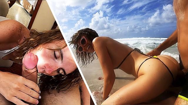 Outdoor Orgasm Fest - Public Beach Fuck and Piss Play.jpg