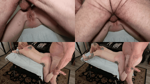 Tiny Petite blond girl flogged and fucked by old man_preview_3.gif