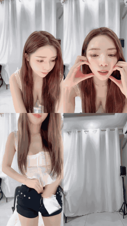 绿播舞蹈系尤物【无虞】顶级完美身材 狂跳抖音热门歌曲 奶子时不时的蹦出来相当的哇塞.gif