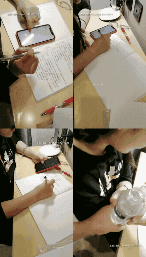 还在考研的真实学生妹，还有一大堆作业要做准备考研，被哥们拉到一边就干 (3)_preview.gif
